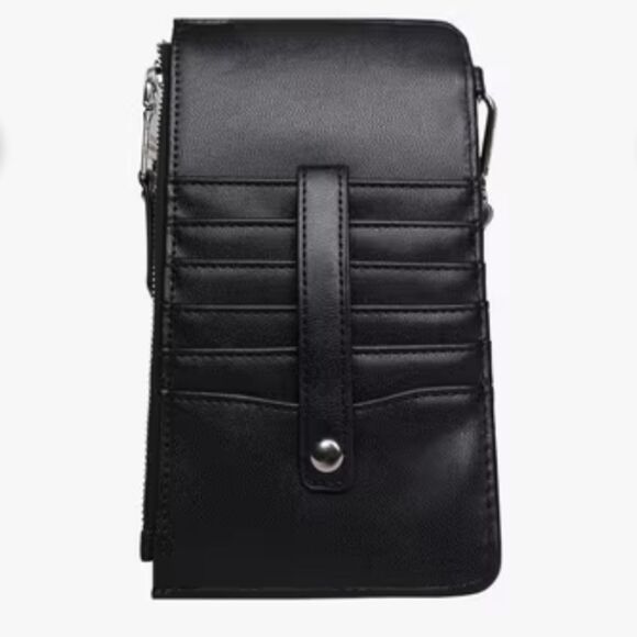 Steve Madden BBretty Phone Wristlet- Black - Picture 2 of 14